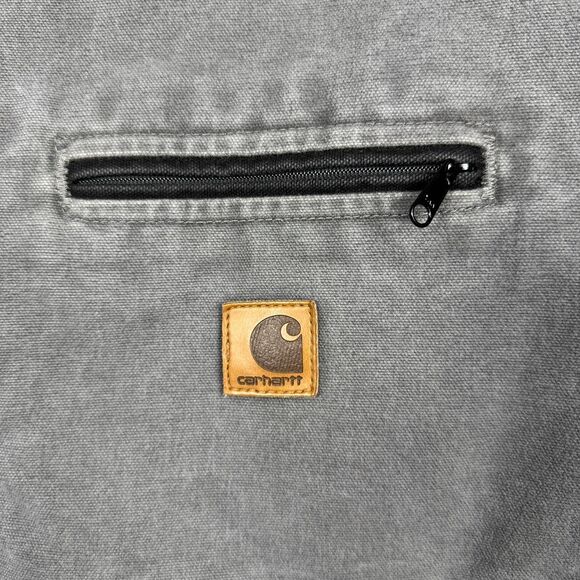 Vintage Carhartt Detroit Blanket Lined Work Jacket J97 MTL Duck Canvas USA - 2XL - Picture 2 of 8